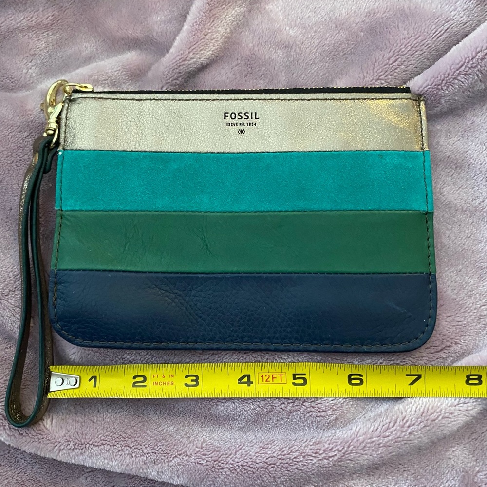 Fossil, Multicolored, Leather Wristlet - image 4